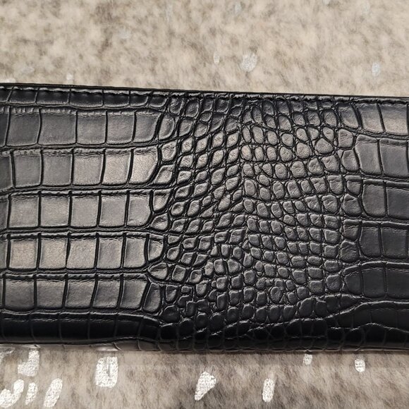 Black faux leather skull wallet - Picture 4 of 5